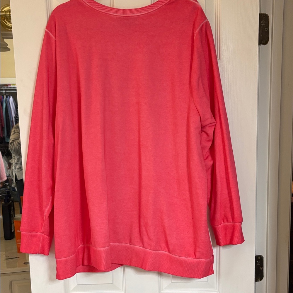 Lane Bryant Pink Sweatshirt - Picture 4 of 4